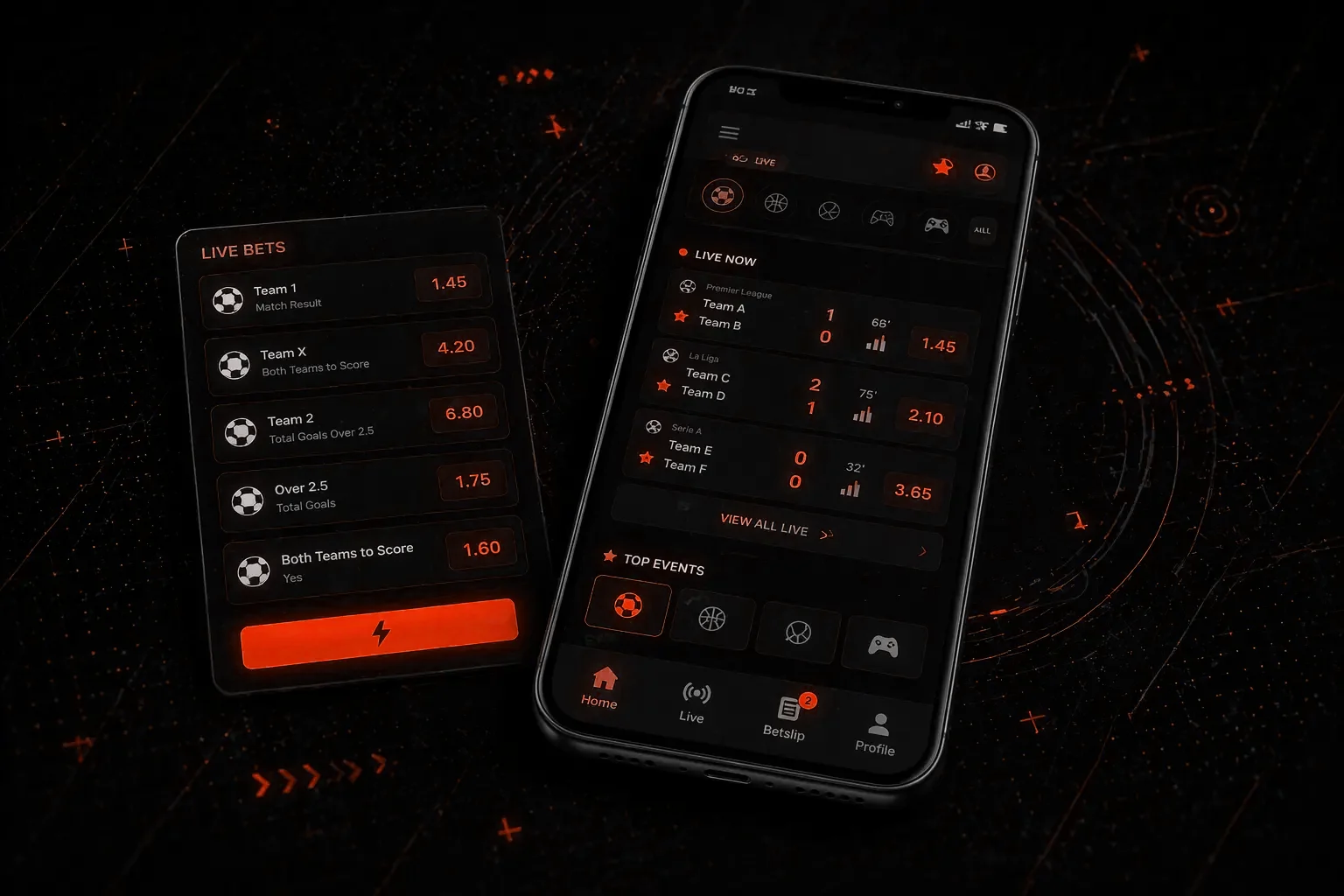 Мобільна лінія TopMatch: live-події та коефіцієнти на смартфоні